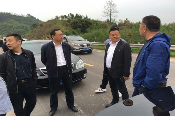 4.14蓮都區(qū)領(lǐng)導(dǎo)赴現(xiàn)場(chǎng)調(diào)研，關(guān)心支持公司發(fā)展后勁